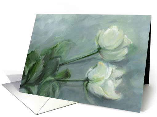 White Roses card (140560)