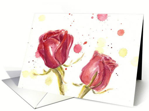 Red Roses card (164269)