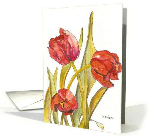 Easter Tulips card (164486)