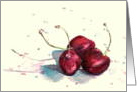 Cherries card