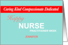 Kind Words Happy Nurse Practitioner Week card