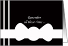 Humor Will You Be My Best Man? Card -- White Bow Tie on Black card