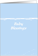 Baby Blessings - Boy card