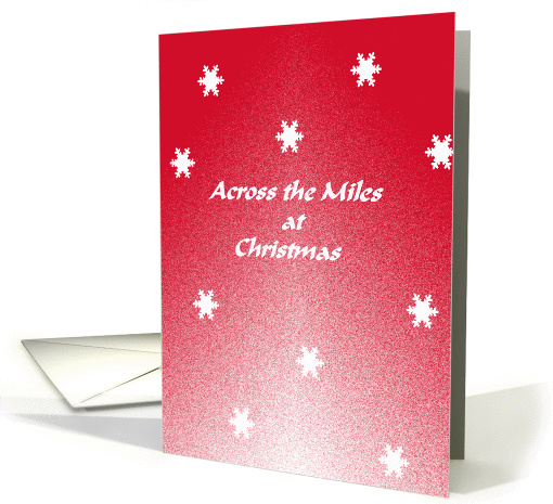 Across the Miles at Christmas card (107799)