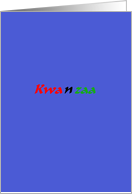 Kwanzaa Celebration Card