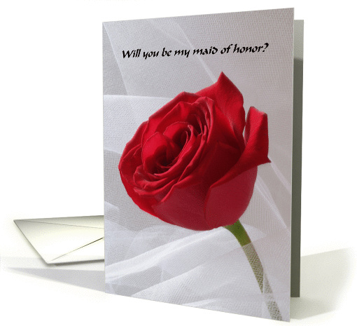 Will you be my maid of honor? card (108514)