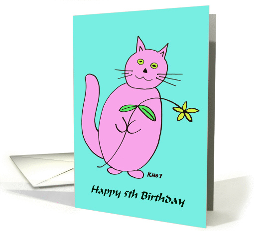 5th Birthday card (127389)