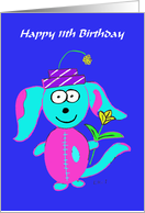 11th Birthday Dog card
