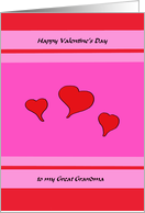 A Valentine for my Great Grandma card
