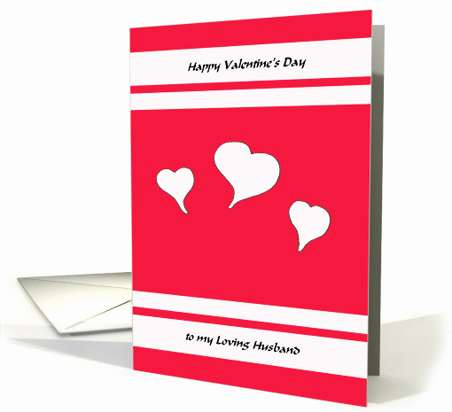 A Valentine for my Husband card (142604)