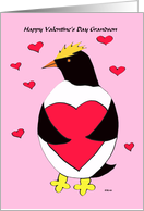 Penguin Love for my Grandson card