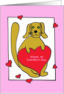 Baby’s First Valentine -- Puppy Love card