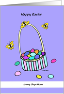 Easter Basket & Butterflies to my Step Mom card