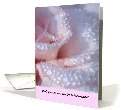 Will you be my junior bridesmaid? card (151594)