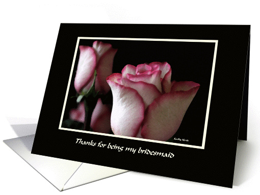 Thanks for being my bridesmaid card (154241)