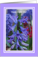 Easter Hyacinth for Dad card