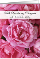 Daughter’s First Mother’s Day Pink Rose card