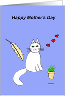 Mothers Day Card from Cat (Cat’s Meow) card