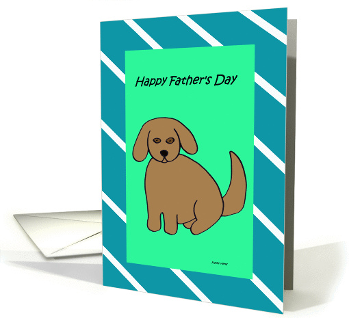 Fathers Day Card from the Dog -- Pure Love card (191143)