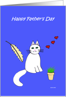 Fathers Day Card from Cat -- The Cat’s Meow card
