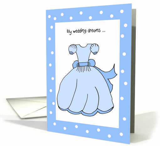 Flower Girl Card -- Sweet Dreams in Blue card (211067)