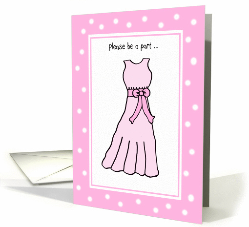Matron of Honor Card -- Sweet Dreams in Pink card (211123)