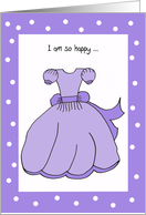 Flower Girl Thank You -- Sweet Dreams in Lavender card
