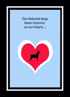 Dog Sympathy Card --...
