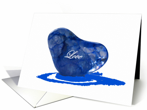 Love Rocks Just Married Announcement card (215869)