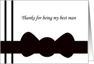 Best Man Thank You...