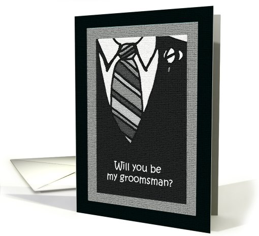 Groomsmen Cards -- Groomsmen Attire card (225405)