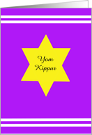 Yom Kippur Cards -- Star of David card