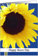 Boss day cards -- Happy Boss’s Day Sunflower card