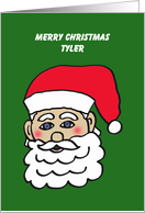 Tyler Santa Letter from Santa card