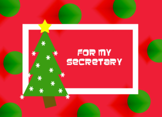 Christmas Secretary...