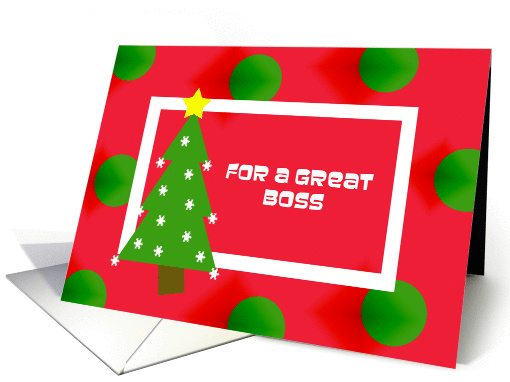 Boss Christmas card (312996)