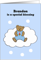 Brandon Baby Boy Congratulations card
