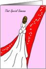 Mother Walk Me Down the Aisle card