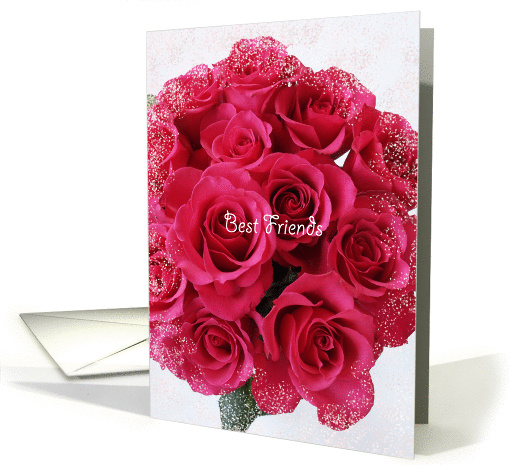 Maid of Honor Card -- Rose Bouquet card (340044)