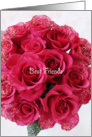 Matron of Honor Card -- Rose Bouquet card