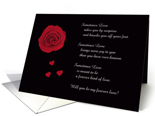 Will You Marry Me? card (350044)
