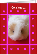 Funny Valentine -- Piggish card