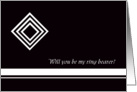 Diamond Ring Bearer Card