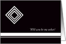Diamond Usher Card