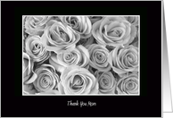 Thanks Mom -- Rose Bouquet card