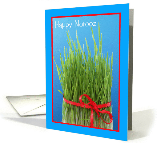 Persian New Year Card -- New Year Wheat Grass card (380968)