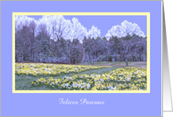Happy Easter in Spanish -- Landscape card