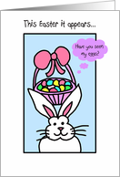 Across the Miles Easter Bunny Card