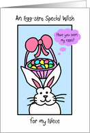 For my Niece -- Easter Bunny Card