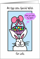 Leila -- Easter Bunny Card